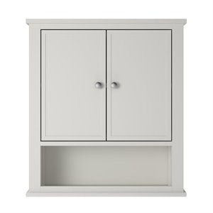 systembuild franklin wall cabinet in soft white