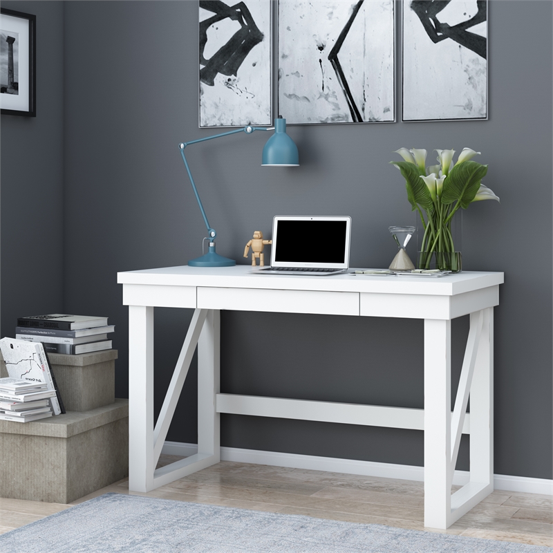 Ameriwood Home Crestwood Computer Desk in White