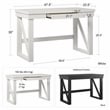 Ameriwood Home Crestwood Computer Desk in White