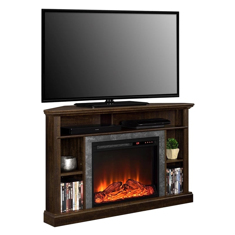 Ameriwood Home Overland Electric Corner Fireplace up to 50