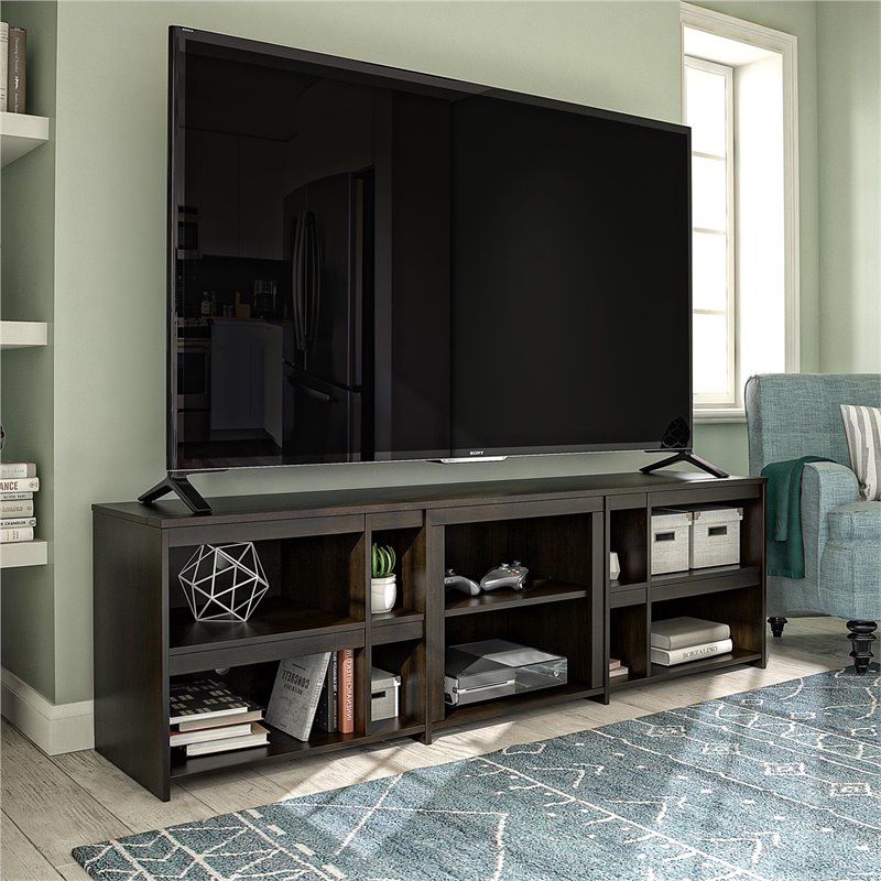 Ameriwood Home Miles TV Stand up to 70" in Espresso ...