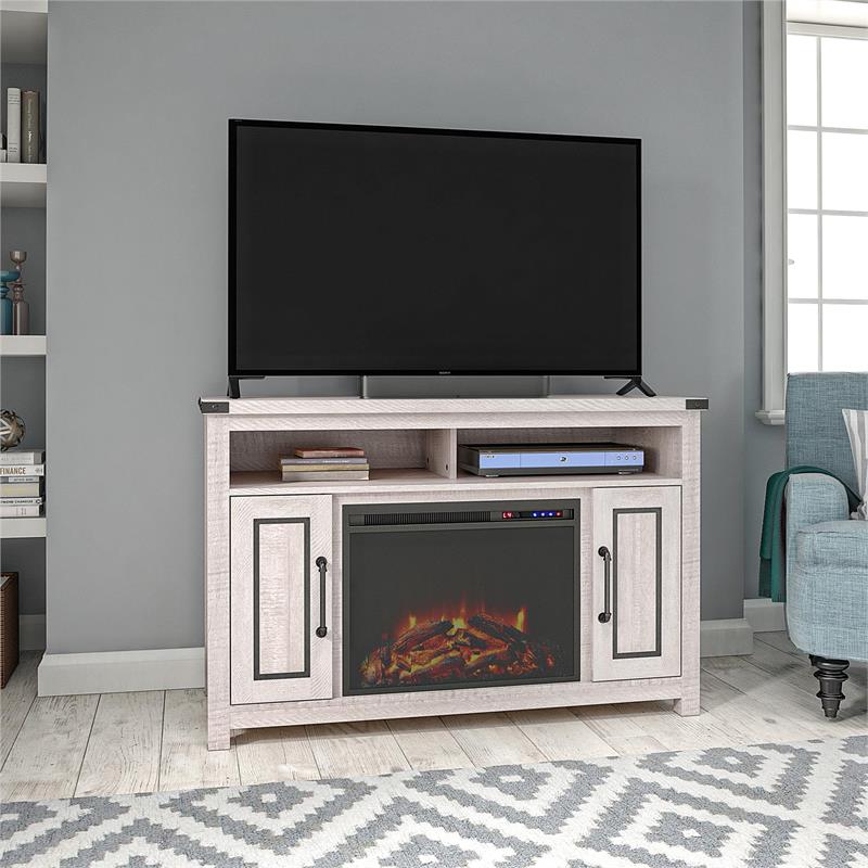 Ameriwood Home Cedar Ridge Fireplace TV Stand for TVs up to 48