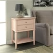 Ameriwood Home Franklin Accent Table with 2 Drawers in Purple