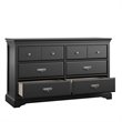 Ameriwood Home Bristol 6 Drawer Dresser in Black