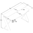 NTense Xtreme Gaming Desk with Riser in White