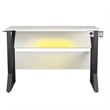 NTense Genesis Adjustable Gaming Desk in White