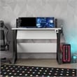 NTense Genesis Adjustable Gaming Desk in White