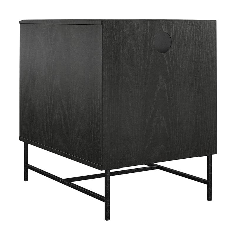 Ameriwood Home Reznor End Table in Black Oak