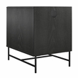 Ameriwood Home Reznor End Table in Black Oak