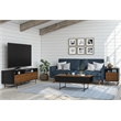 Ameriwood Home Reznor End Table in Black Oak