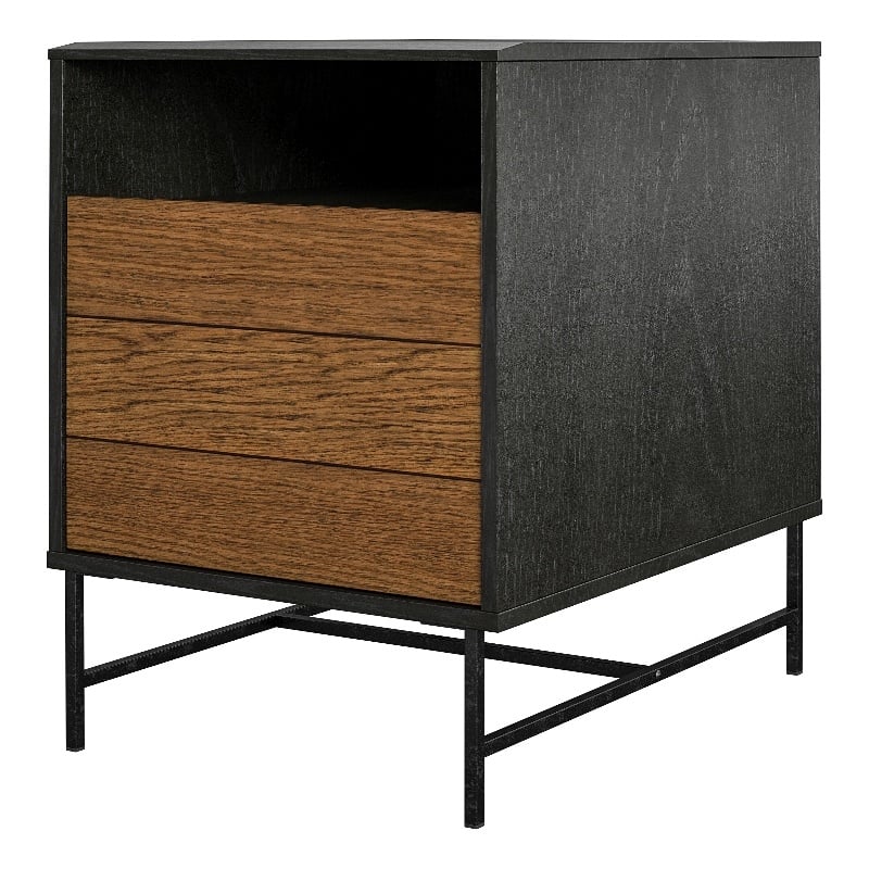 Ameriwood Home Reznor End Table in Black Oak