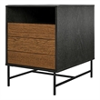 Ameriwood Home Reznor End Table in Black Oak