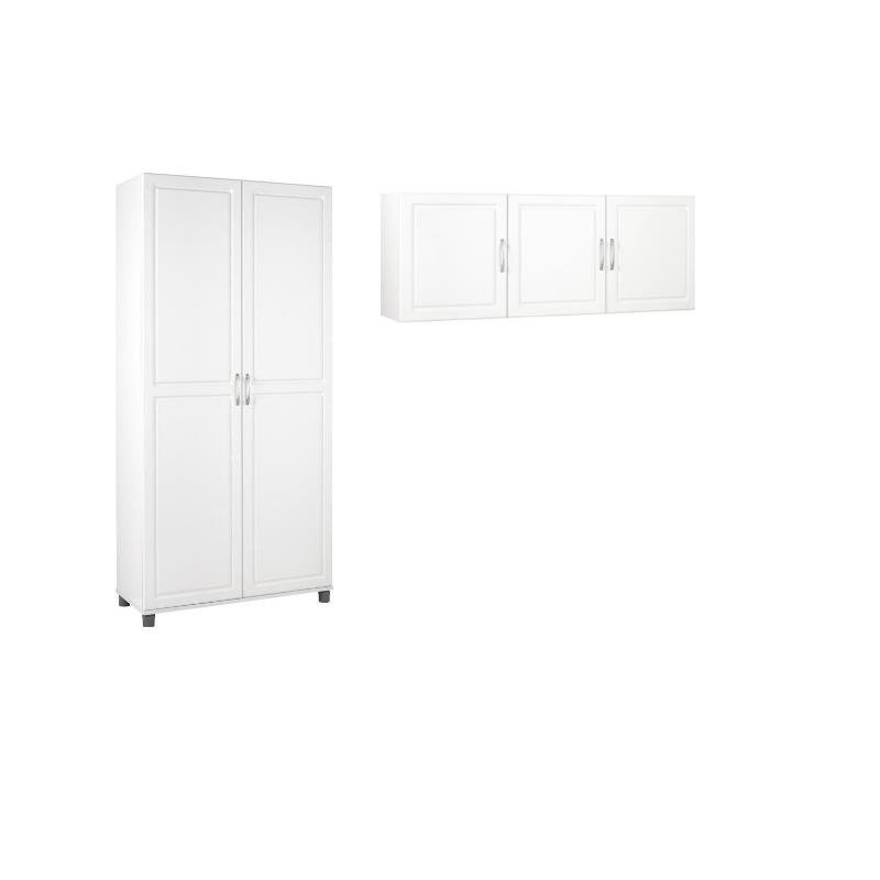 SystemBuild Laundry + Storage Cabinet Bundle/2-Piece Set