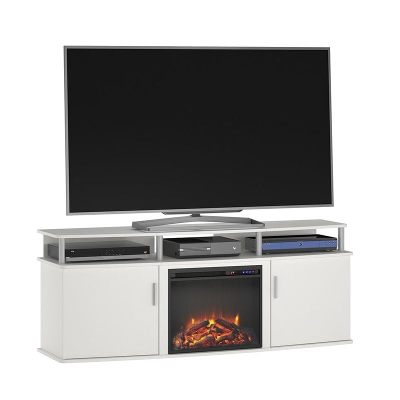 Ameriwood Home Carson Electric Fireplace TV Console for TVs up to 70