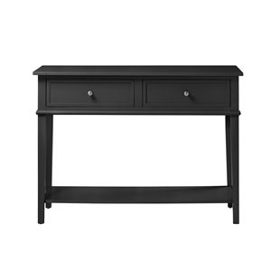 ameriwood home franklin console table in black