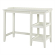 Ameriwood Home Eleanor Single Pedestal Desk in White