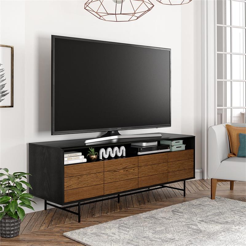 Ameriwood Home Reznor 3-Piece Modern Living Room Set