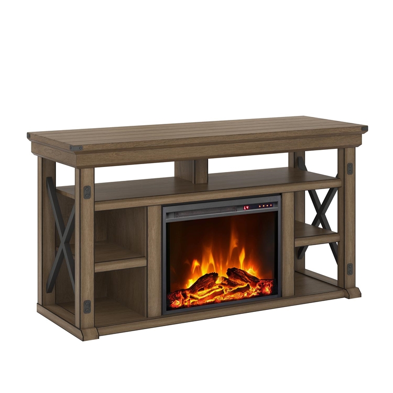 Ameriwood Home Wildwood Fireplace TV Stand up to 60