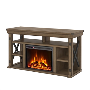 ameriwood home wildwood fireplace tv stand up to 60