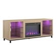 Ameriwood Home Lumina Deluxe Fireplace TV Stand for TVs up to 70