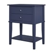Ameriwood Home Traditional Engineered Wood Franklin Accent Tables in Navy
