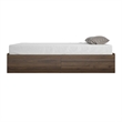 Ameriwood Home Twin Platform Bed with Drawers in Walnut