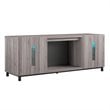 Ameriwood Home Lumina Deluxe Fireplace TV Stand for TVs up to 70