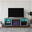 Ameriwood Home Lumina Deluxe Fireplace TV Stand for TVs up to 70