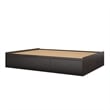 Ameriwood Home Full Platform Bed with Drawers in Espresso