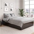 Ameriwood Home Full Platform Bed with Drawers in Espresso