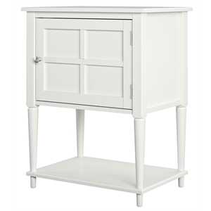 ameriwood home fairmont accent table in soft white