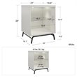 Ameriwood Home Melbourne End Table in White