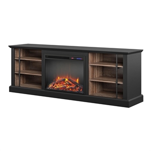 ameriwood home hoffman fireplace tv stand for tvs up to 70