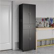 SystemBuild Lonn Storage Cabinet with Drawer in Black