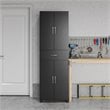 SystemBuild Lonn Storage Cabinet with Drawer in Black