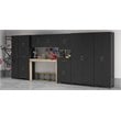 SystemBuild Lonn Storage Cabinet with Drawer in Black