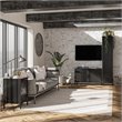 SystemBuild Bonanza 2 Door Metal Locker Accent Cabinet in Black