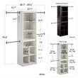 SystemBuild Rochon Closet Storage System in Espresso