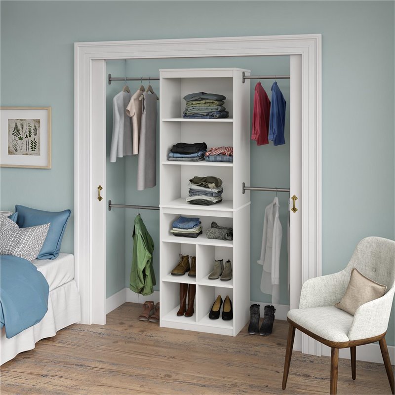 SystemBuild Rochon Closet Storage System in White