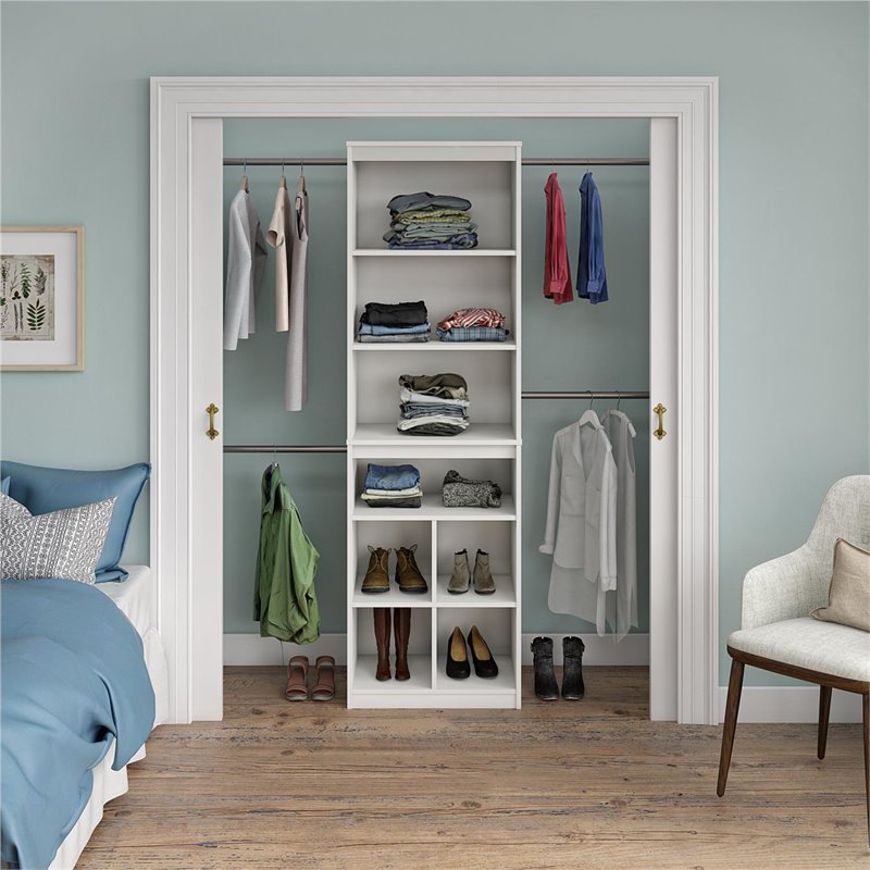 SystemBuild Rochon Closet Storage System in White