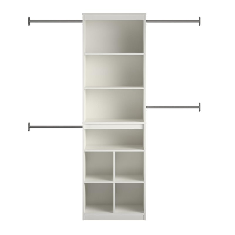 SystemBuild Rochon Closet Storage System in White