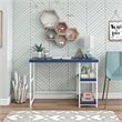 Ameriwood Home Vivian Desk with Reversible Shelves in Navy