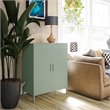 SystemBuild Bonanza 2-Door Metal Locker Storage Cabinet in Pale Green