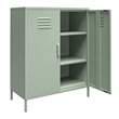 SystemBuild Bonanza 2-Door Metal Locker Storage Cabinet in Pale Green