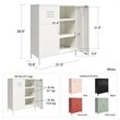 SystemBuild Bonanza 2-Door Metal Locker Storage Cabinet in Pale Green
