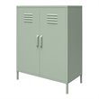 SystemBuild Bonanza 2-Door Metal Locker Storage Cabinet in Pale Green