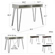 Ameriwood Home Joshua Computer Desk with Storage in Weathered Oak
