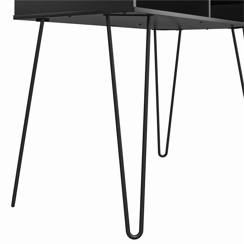 Ameriwood Home Joshua Computer Desk with Storage in Black