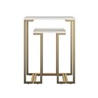 CosmoLiving by Cosmopolitan Camila Nesting Tables/Laptop Desk in White