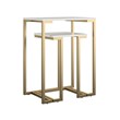 CosmoLiving by Cosmopolitan Camila Nesting Tables/Laptop Desk in White